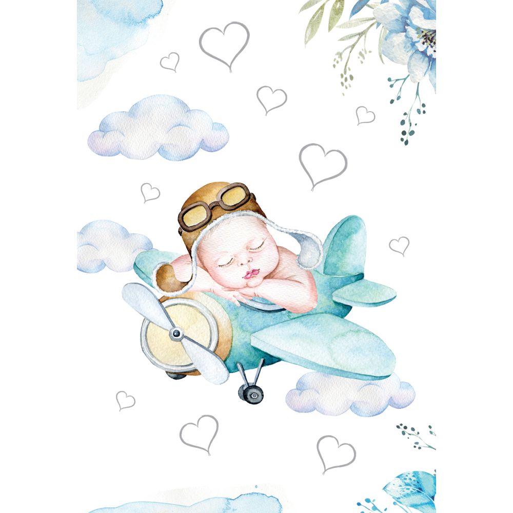 MINI KORT, U/TEKST. BLÅ BABY. MINIS..