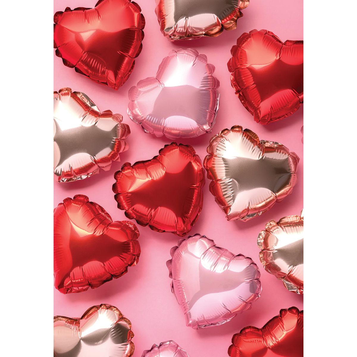 MINI KORT, U/TEKST.HJERTEBALLONER. MINIS..