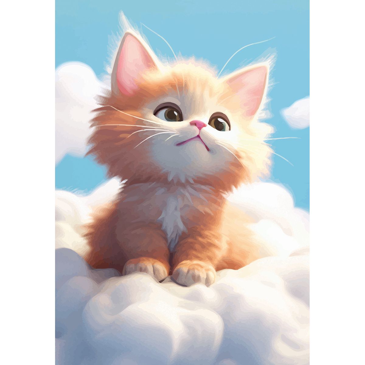 MINI KORT, KAT PÅ SKYEN.  MINIS...