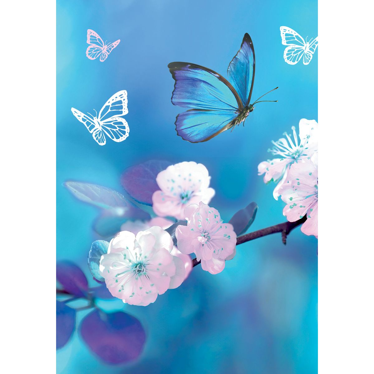 MINI KORT, GREN M BLOMST. MINIS..