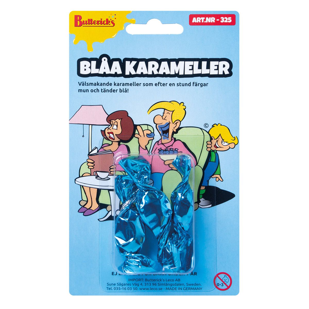 BLÅ BOLCHER 3 STK BUTTERICKS BLÅ BOLCHER 3 STK BUTTERICKS