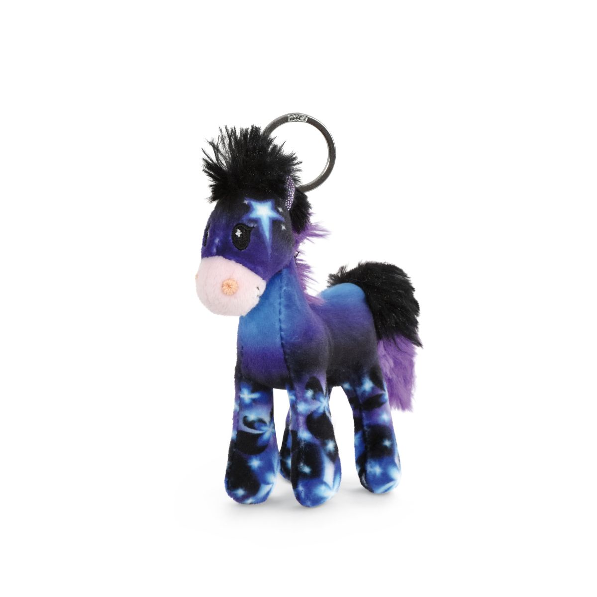 NØGLERING PLYS 10CM PONY STARFLOWER NICI GREEN