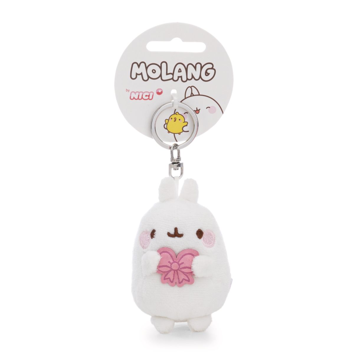 NØGLERING PLYS 8CM MOLANG M SLØJFE NICI