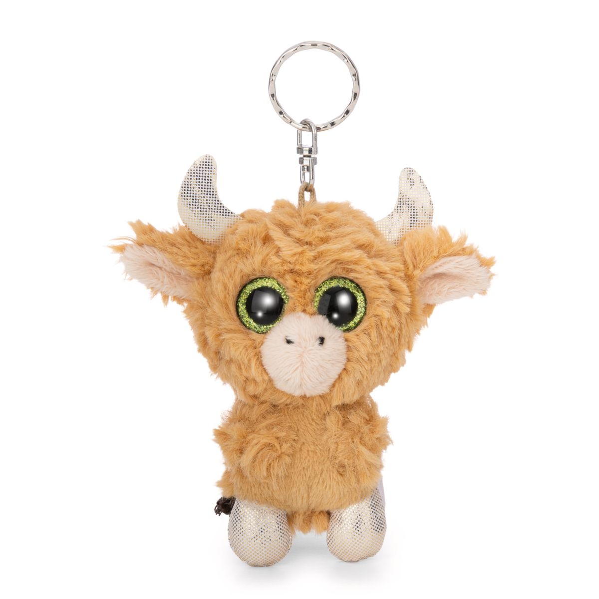 NØGLERING PLYS 9CM HIGHLAND CATTLE SHUG GLUBSCHIS NICI