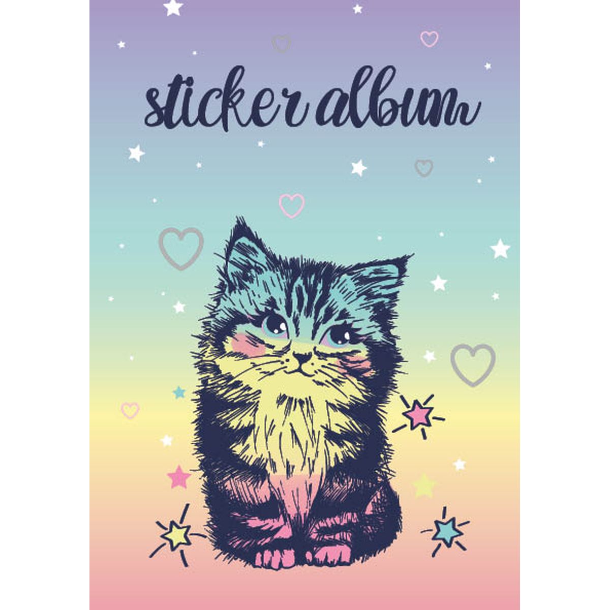 STICKER ALBUM 14,5x21CM KAT