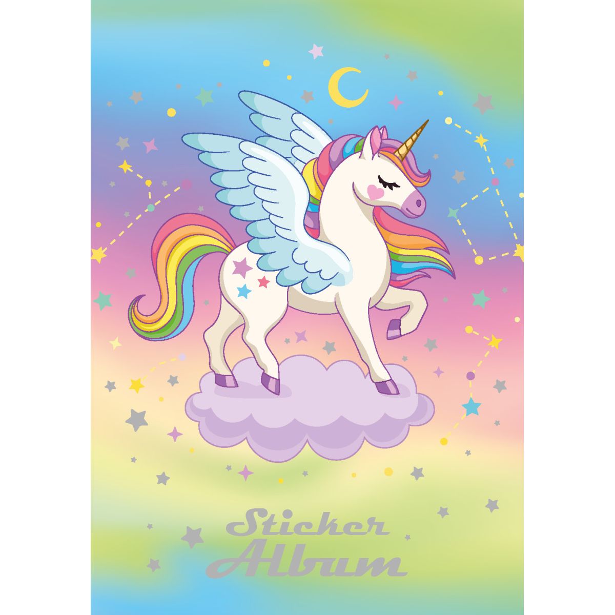 STICKER ALBUM PEGASUS 14,5X21CM