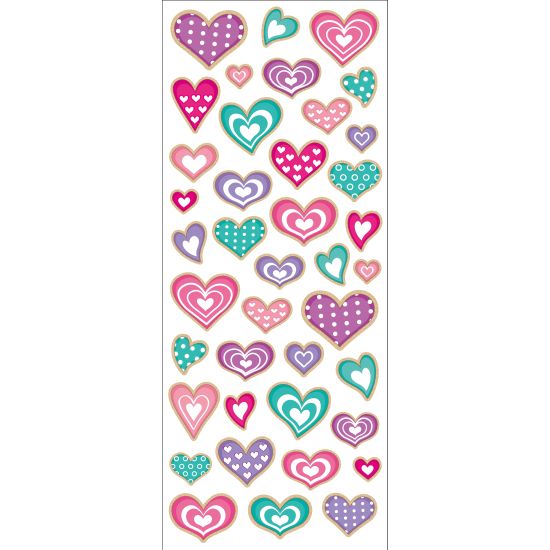 STICKERS HJERTER MED MØNSTER TINKA