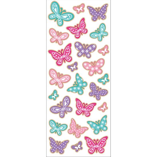 STICKERS SOMMERFUGLE TINKA