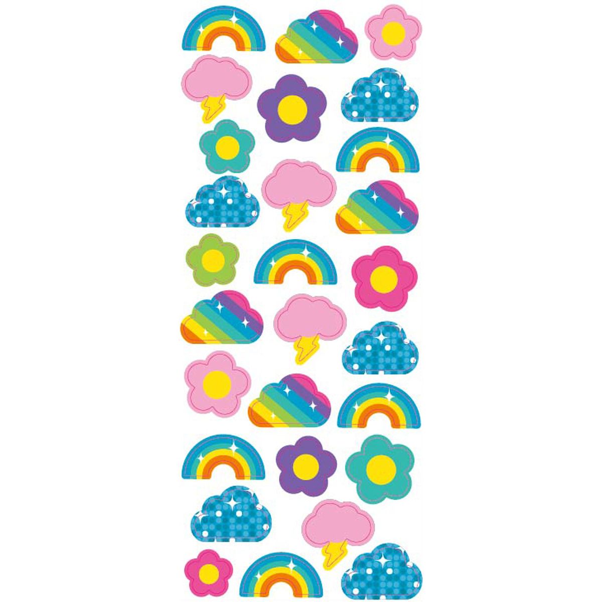 STICKERS REGNBUE/SKY/BLOMST TINKA STICKERS REGNBUE/SKY/BLOMST TINKA