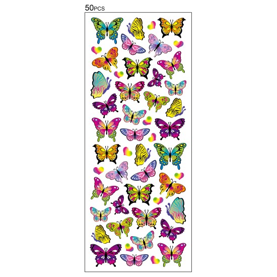 STICKERS SOMMERFUGLE SMÅ TINKA