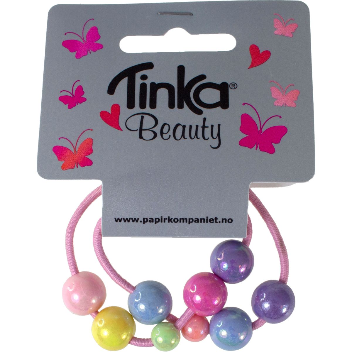 HÅRELASTIKKER TUTTI FRUTTI  2 STK TINKA BEAUTY