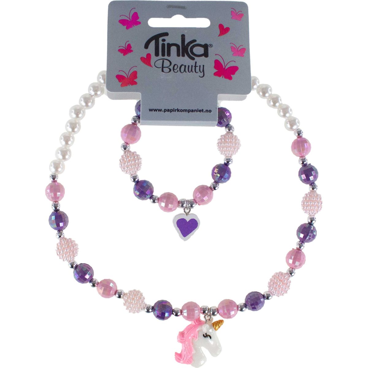 HALSKÆDE/ARMBÅND UNICORN TINKA BEAUTY