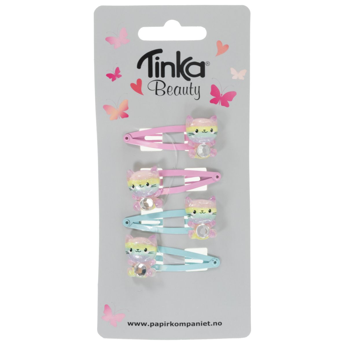 HÅRSPÆNDE 4 STK KATTEKILLING BLÅ TINKA BEAUTY	 HÅRSPÆNDE 4 STK KATTEKILLING BLÅ TINKA BEAUTY