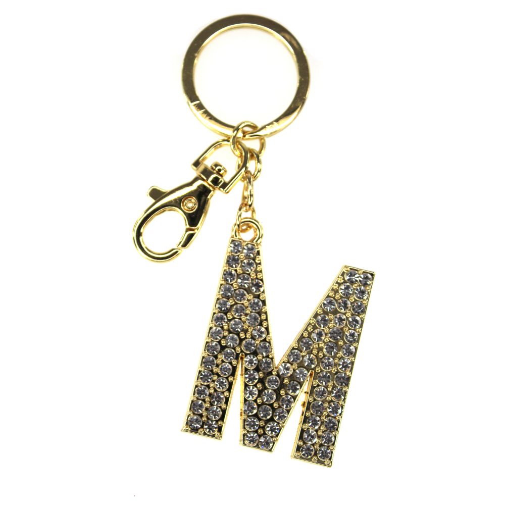 NØGLERING ALFABET GULD M TINKA