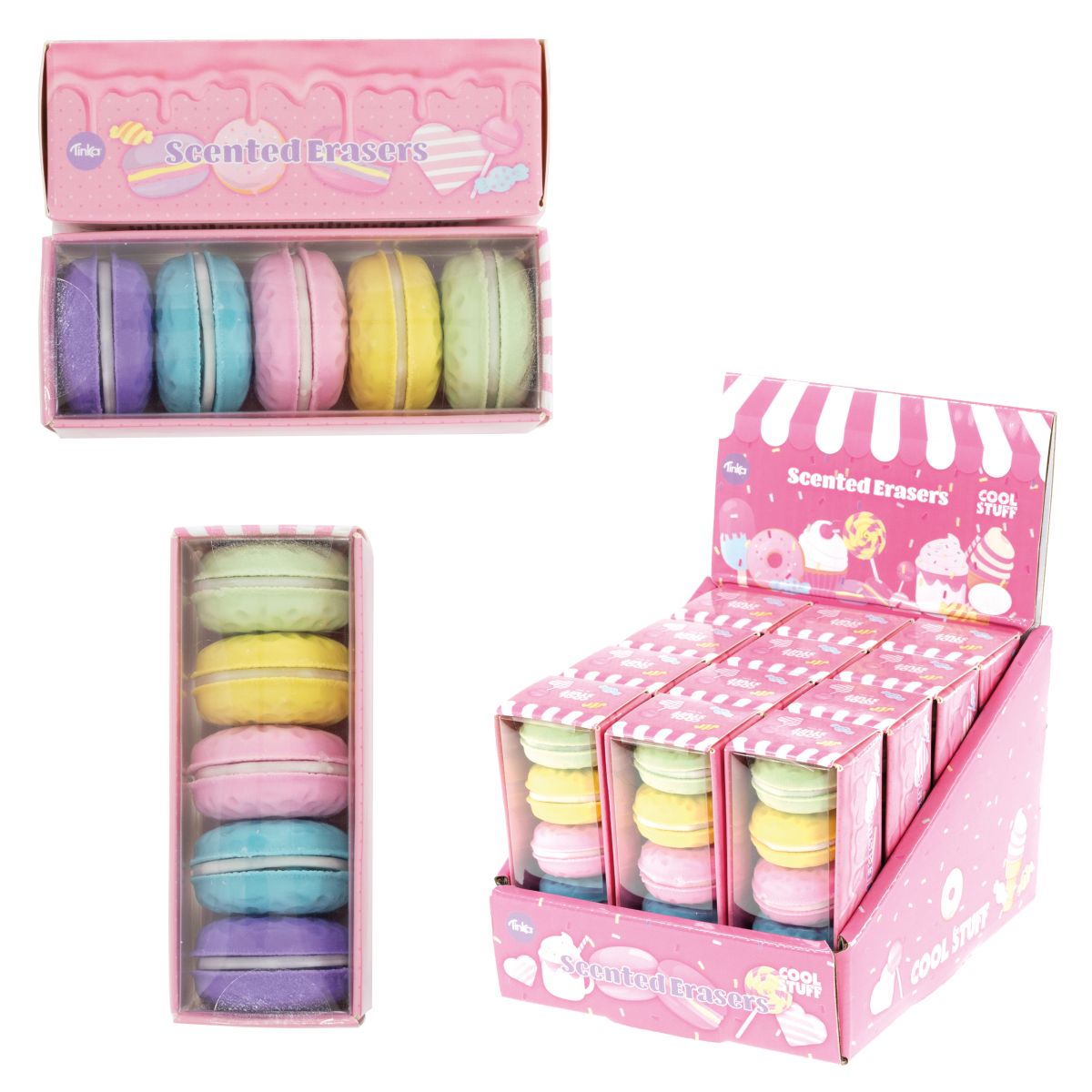 VISKELÆDER MACARONS 5 STK TINKA COOL STUFF