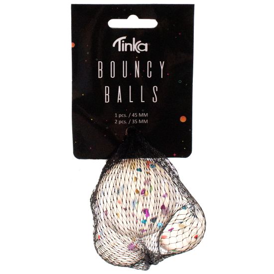 HOPPEBOLD 3 STK - HJERTER - TINKA BOUNCY BALLS