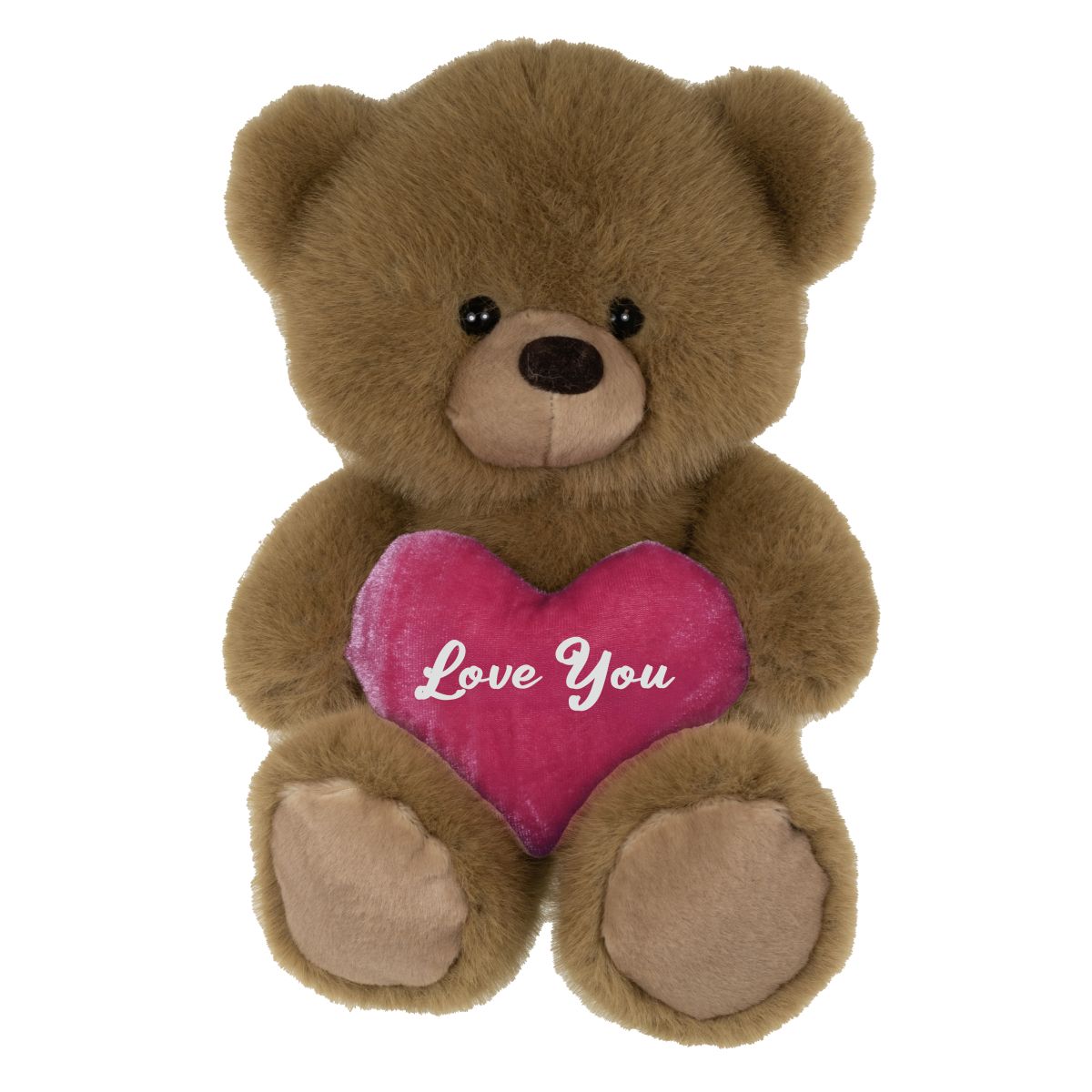 BAMSE 23CM M/ROSA HJERTE 