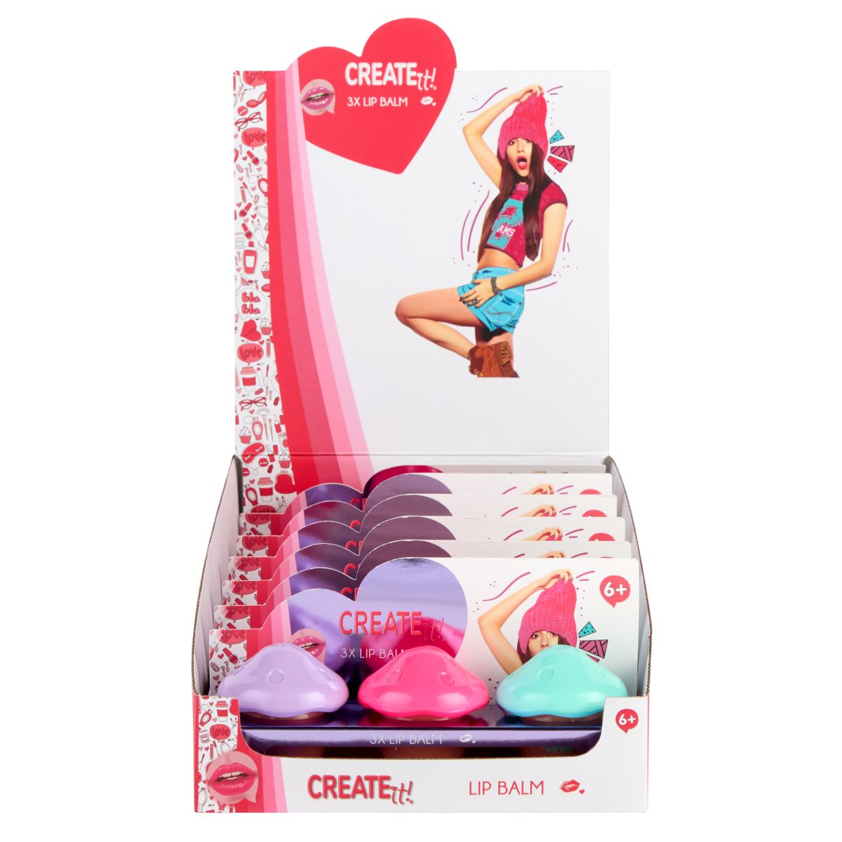 LIPBALM MUSHROOM 3ASS CREATE IT! 