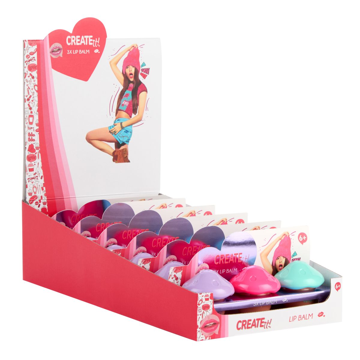 LIPBALM MUSHROOM 3ASS CREATE IT! 