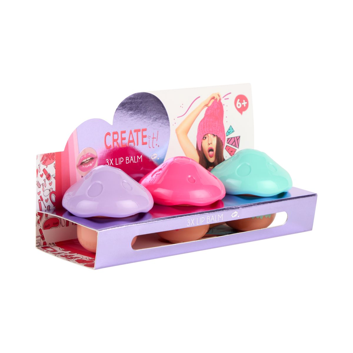 LIPBALM MUSHROOM 3ASS CREATE IT! 