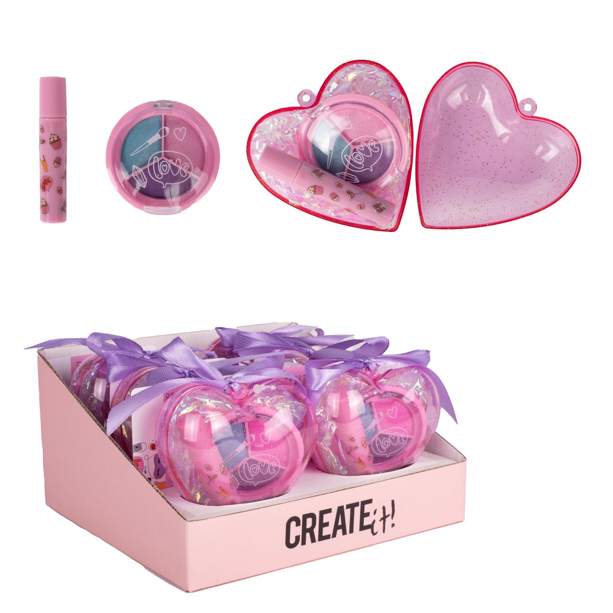 MAKE UP HEART 3ASS DISPLAY CREATE IT!