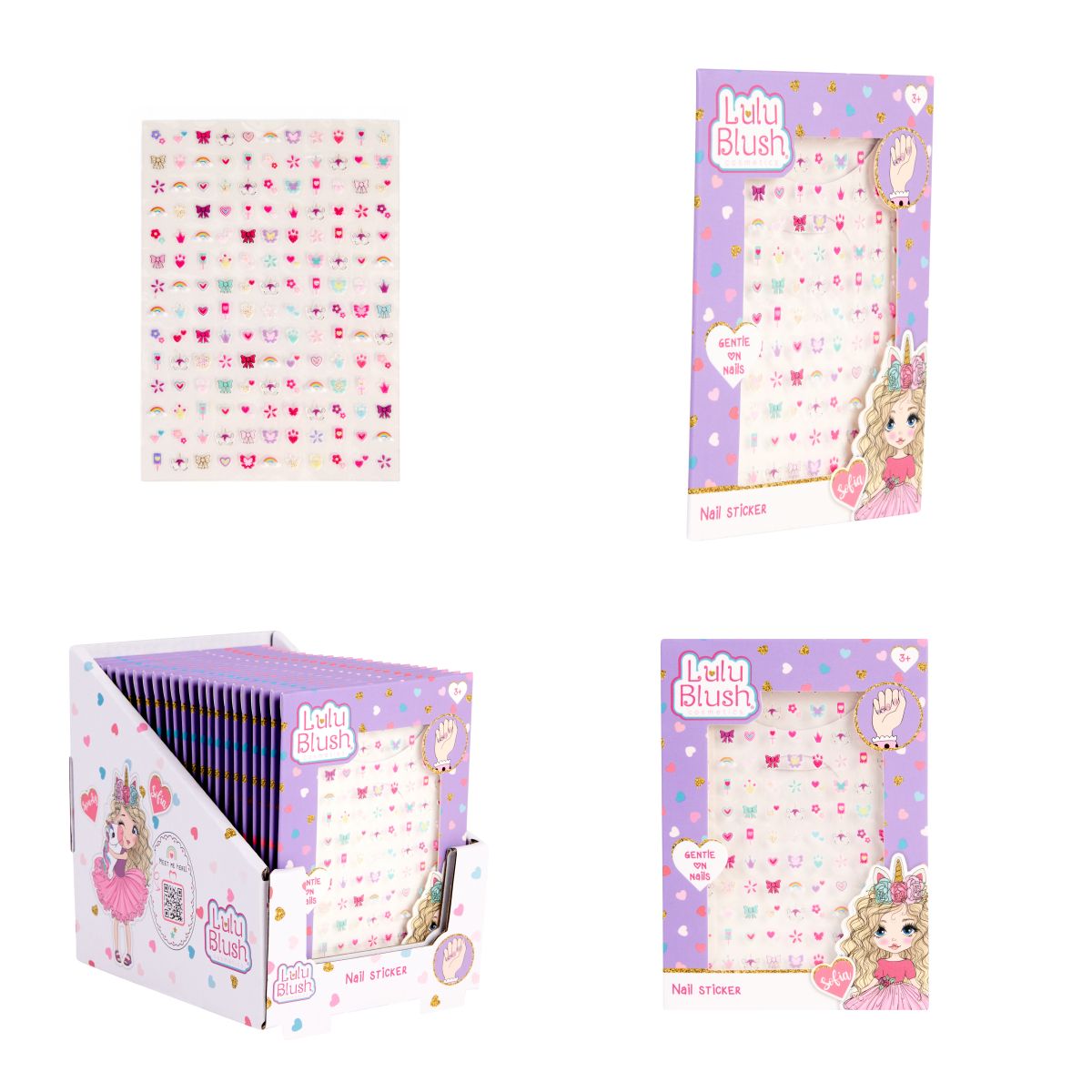 NAIL STICKER STICKERS LULU BLUSH