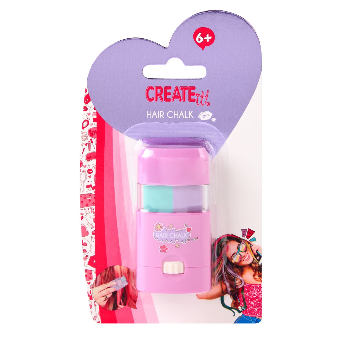 HAIR CHALK 2ASS DISPL CREATE IT!  