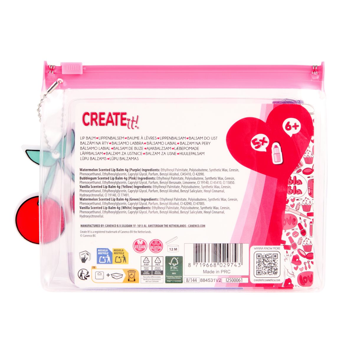 LIPBALM 5X IN BAG CREATE IT!   