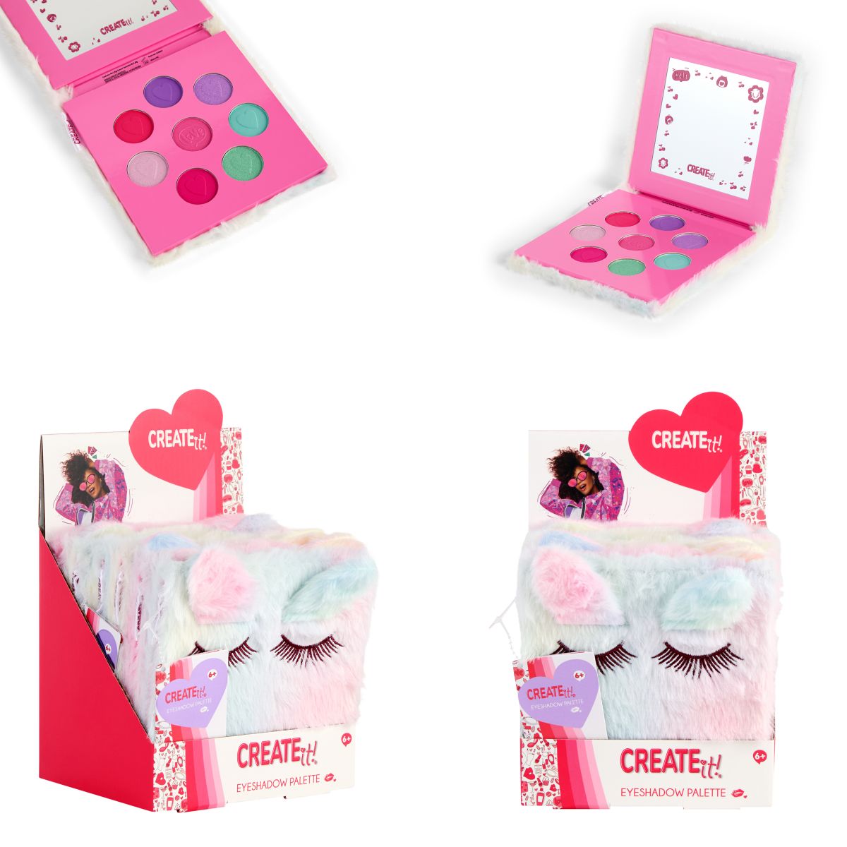 ØJENSKYGGE PALET 8STK. I PLYSETUI CREATE IT!