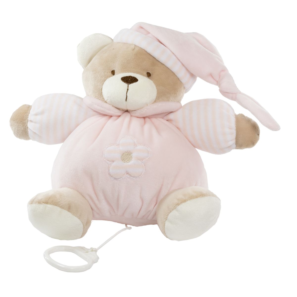 BAMSE MED MUSIKK 22CM ROSA TINKA BABY