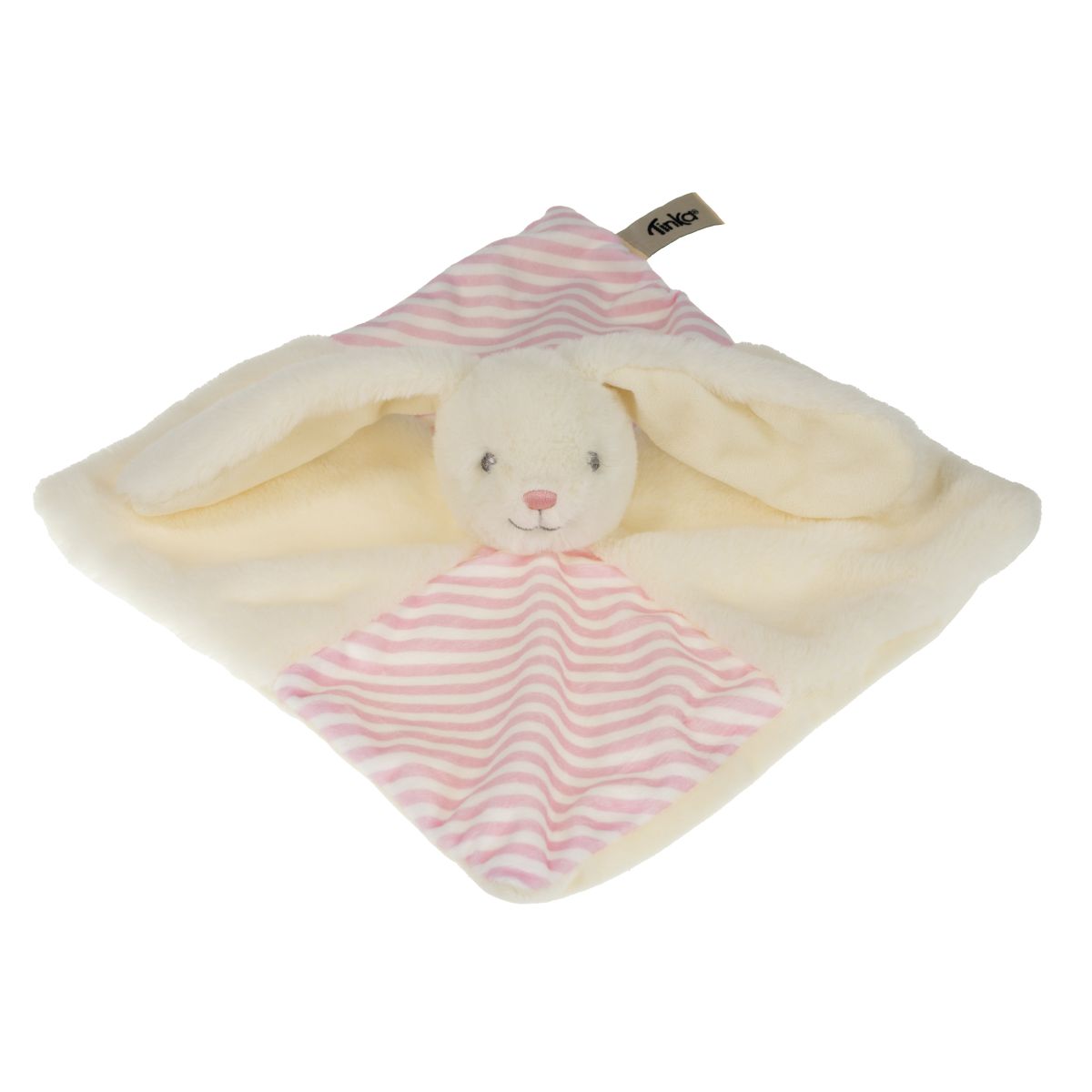 NUSSEKLUD BUNNY HVID/ROSA 29CM TINKA BABY