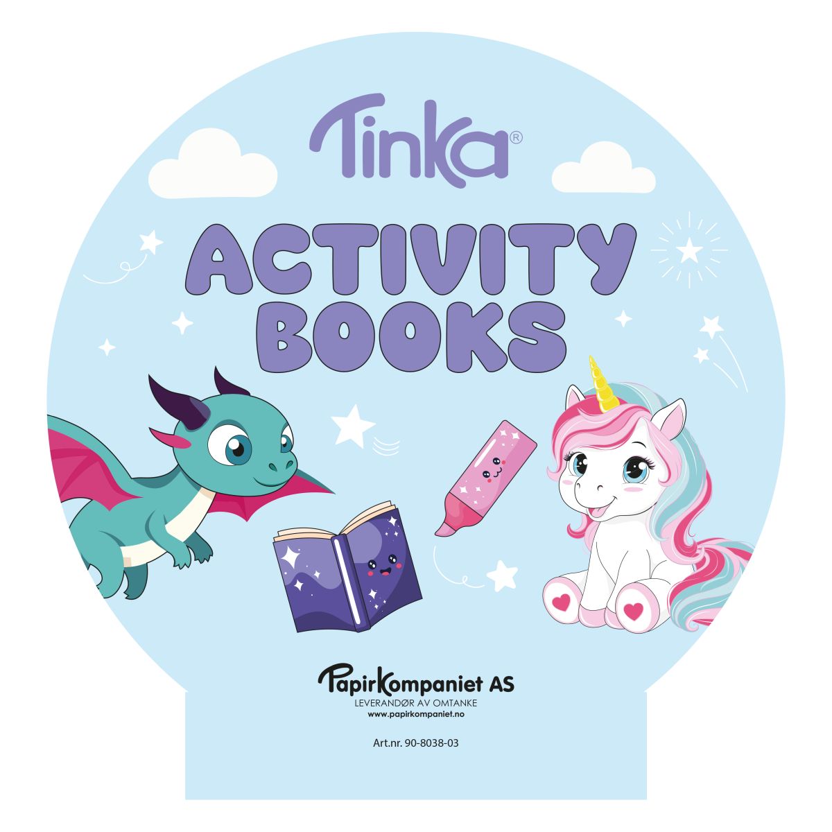 HEADER TINKA ACTIVITY BOOKS