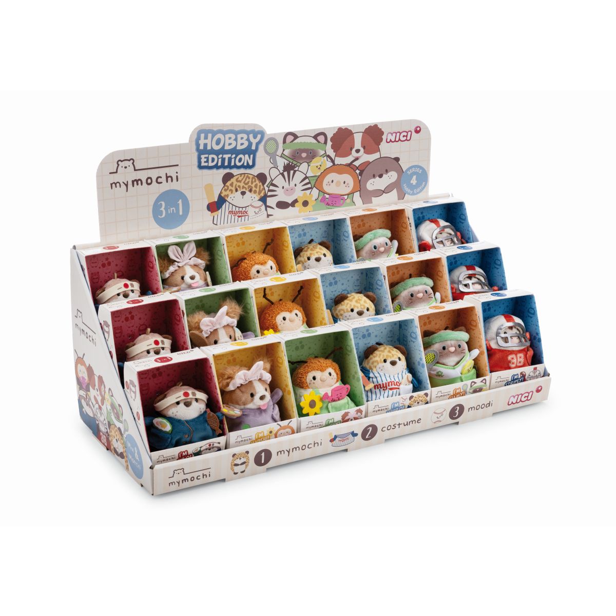 PAKKE MYMOCHI HOBBY EDITION 8CM I DISPLAY NICI