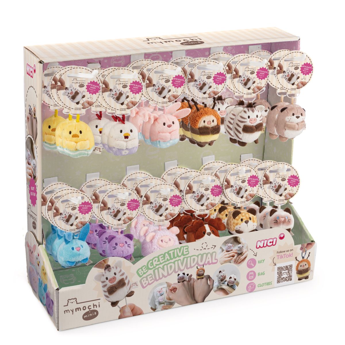 PAKKE MYMOCHI 5CM LOOPIES I DISPLAY SERIE 4 NICI